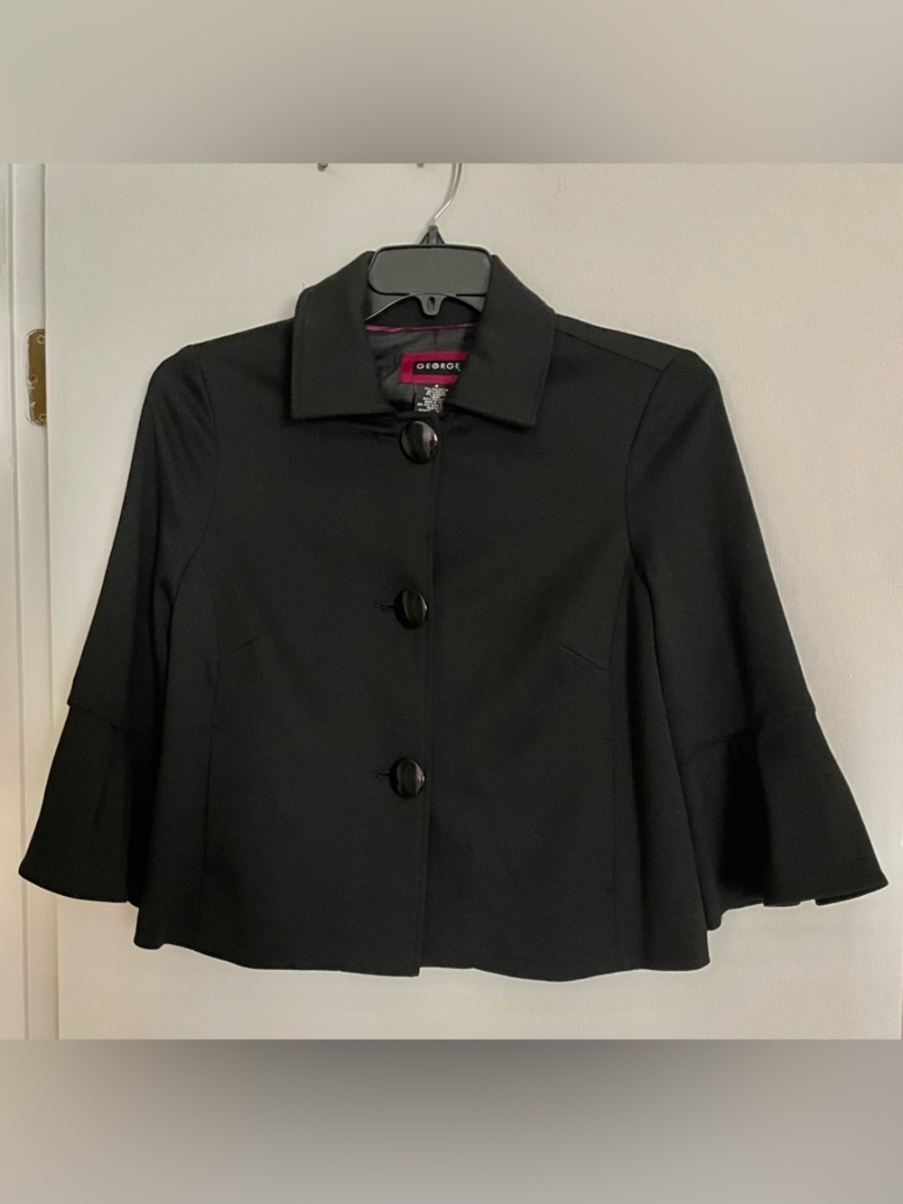 George Black Blazer with Large Buttons